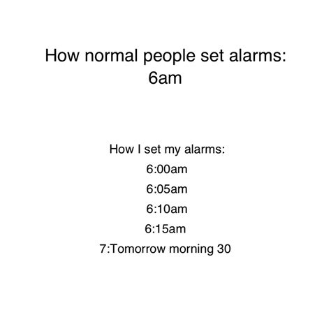 Set alarm for 6 tomorrow morning - Here's how to use it: If you choose to, then enter a message for your alarm (i.e. Wake up!). Select the sound you want to wake you. You can choose between a beep, tornado siren, newborn baby, bike horn, music box, and sunny day. You can leave the alarm set for 12:30 PM or change the time setting. You do this by clicking on "Use different ...